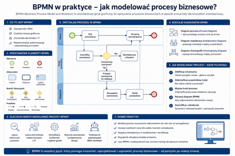 BPMN w praktyce – jak modelować procesy biznesowe?