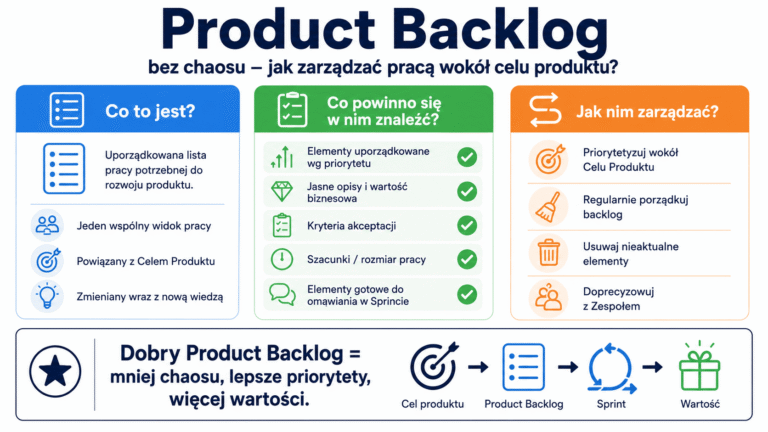Product Backlog bez chaosu – jak zarządzać pracą wokół celu produktu?
